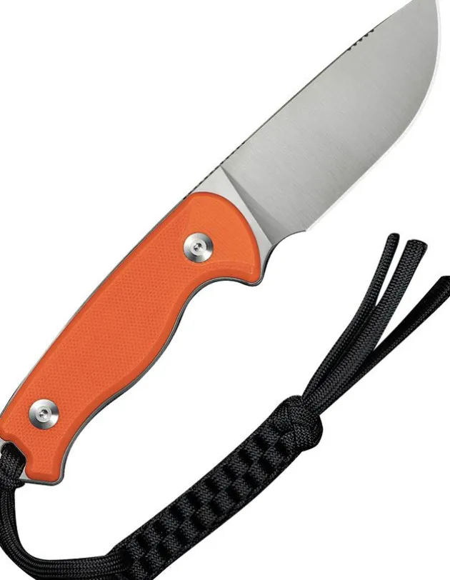 C23094-2 - Civivi Timberbark Orange G10