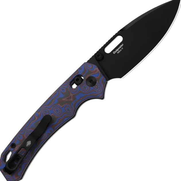 3802CDA2 - Kizer Outposter Nitro-V Vortex Micarta