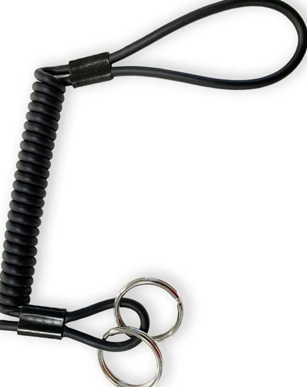 06.097706 - CEV Dragonne Kevlar 80 cm 2 anneaux brisés NOIR