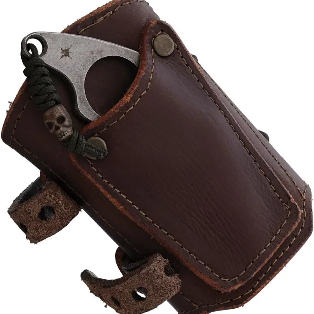 CFFREBRBR - SURVIVAL CUFFS Raptor Eagle MARRON