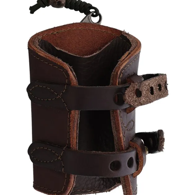 CFFREBRBR - SURVIVAL CUFFS Raptor Eagle MARRON