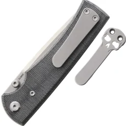 Chaves Liberation 229 Tanto Satin Elmax Black Micarta