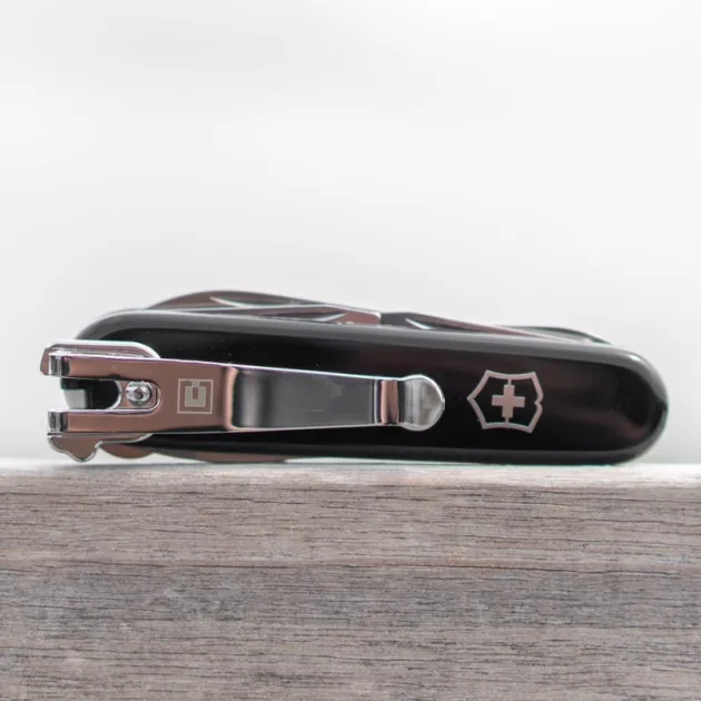 CLP044 - Clip&Carry SwissQlip argent pour Victorinox
