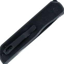 Cobratec Knives - Prowler Button Lock Tanto black/serration