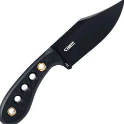 CobraTec - Pocket Bowie Fixed Blade Black - Kydex