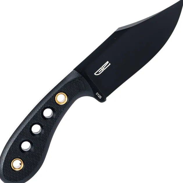 CobraTec - Pocket Bowie Fixed Blade Black - Kydex