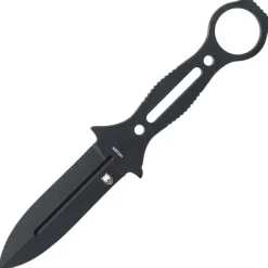 CobraTec - Ringed Claymore Fixed Blade Black