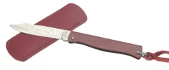 COG815DKPMCR - Douk Douk petit rouge gaine cuir