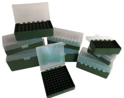 COL550558 BOITE A 50 CARTOUCHES MEDIUM CAL 243 .... à couvercle transparent