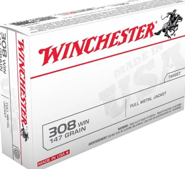 COL105919 WINCHESTER CAL 308W 147 GR FMJ PAR 20