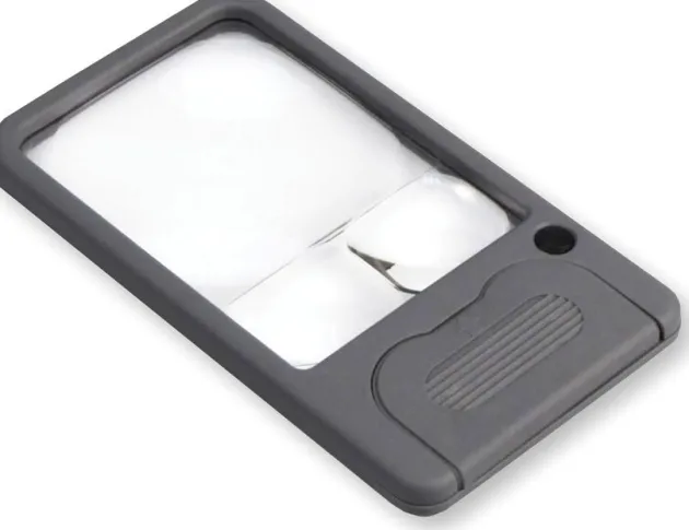 COPM33 - CARSON OPTICS Loupe de poche LED x2,5 - x6