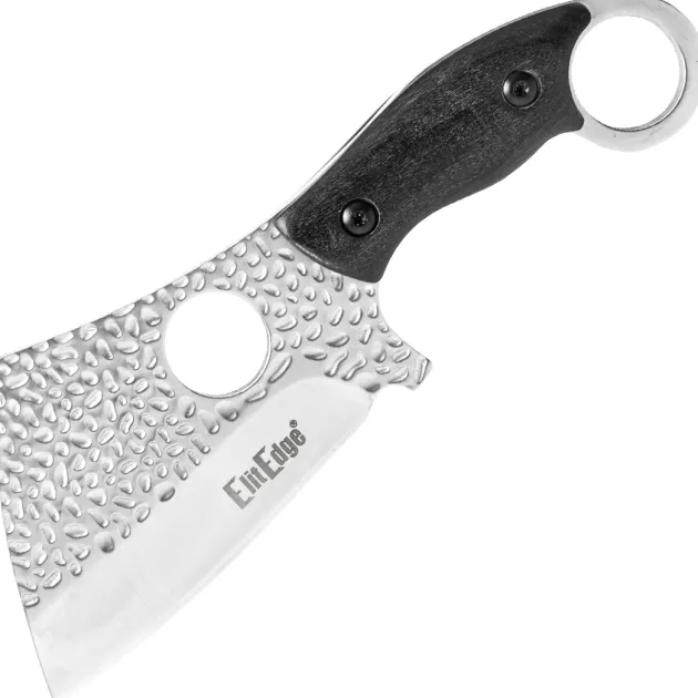 Couteau fixe mini cleaver ElitEdge manche bois