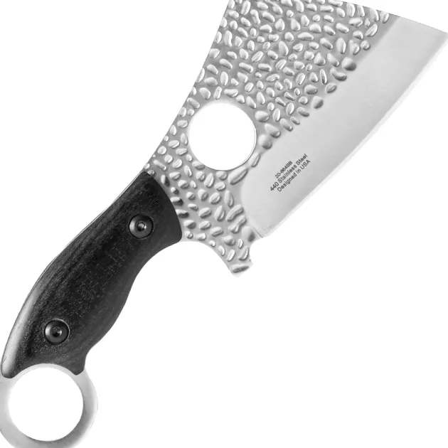 Couteau fixe mini cleaver ElitEdge manche bois