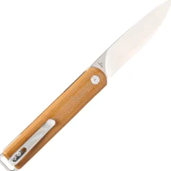 10001082 - COUTEAU HERBERTZ MICARTA MARRON 12CM INOX