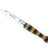 87411 - COUTEAU NONTRON 25 MANCHE BOULE 12CM MULTICOLORE