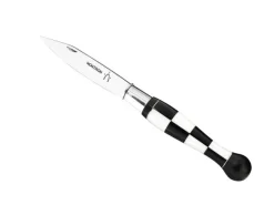 87407 - COUTEAU NONTRON MANCHE BOULE 12CM DAMIER