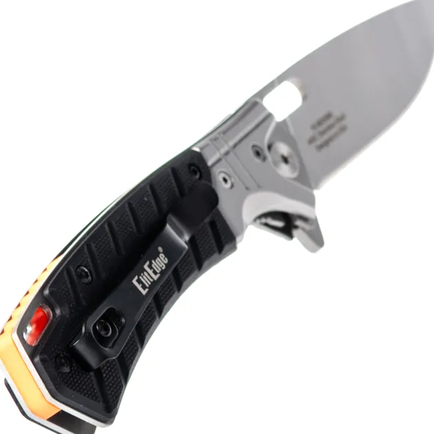 Couteau pliant ElitEdge Dark Black G10