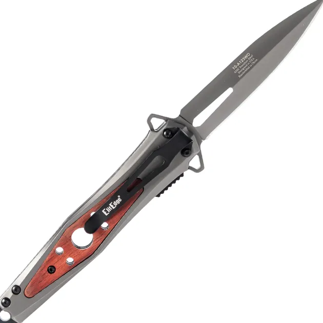 Couteau pliant ElitEdge Stardust insert bois