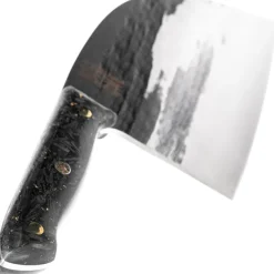 Couteau serbe XL Wusaki BIG ONE brut de forge lame 17,5cm
