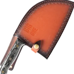 Couteau serbe XL Wusaki BIG ONE brut de forge lame 17,5cm
