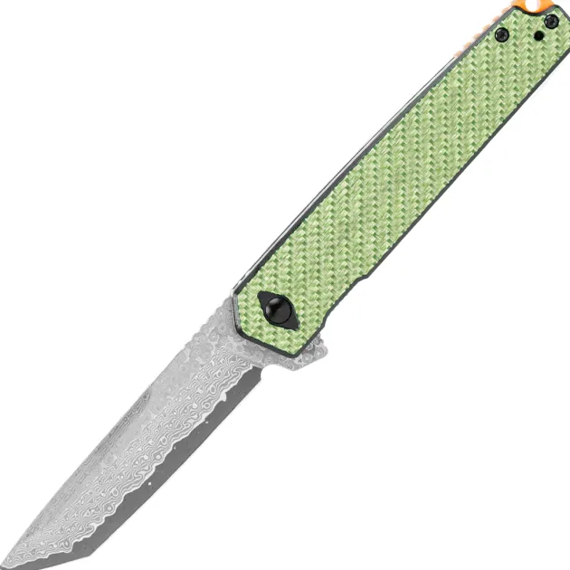 Critical Strike L507 VG10 Damas Green Laminate Carbon