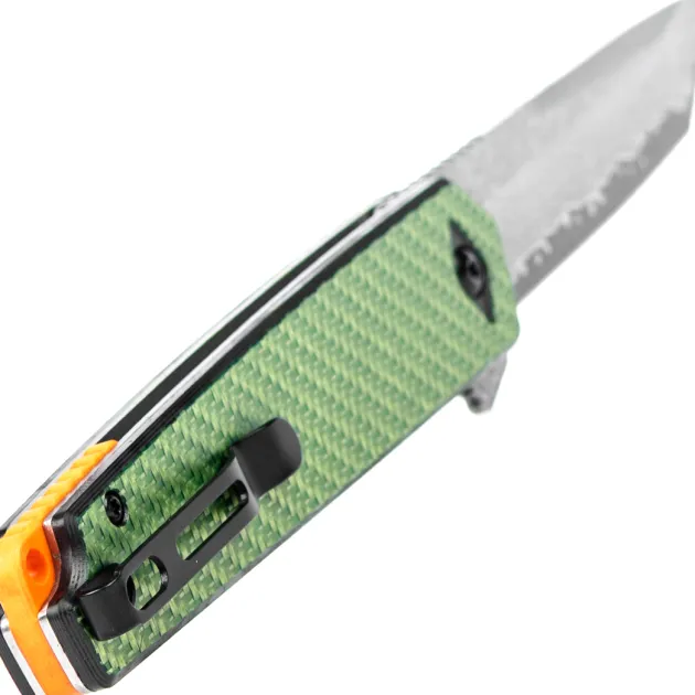 Critical Strike L507 VG10 Damas Green Laminate Carbon