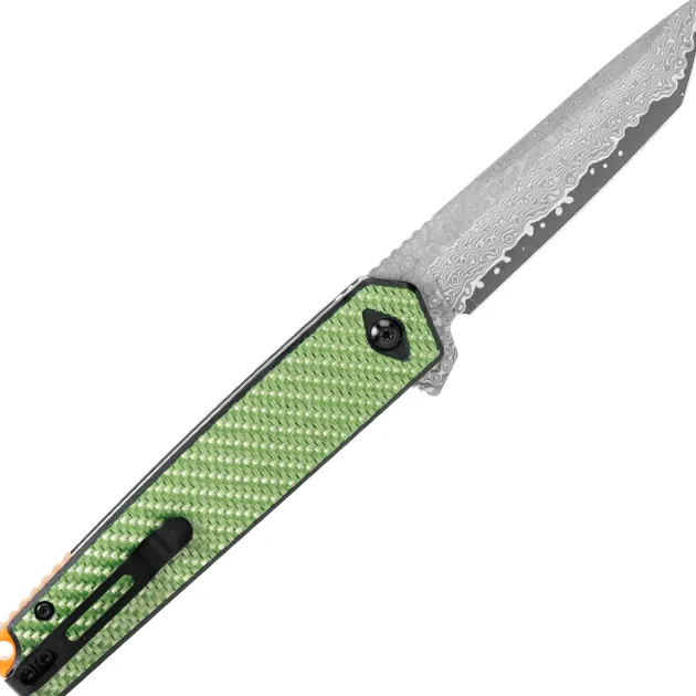 Critical Strike L507 VG10 Damas Green Laminate Carbon
