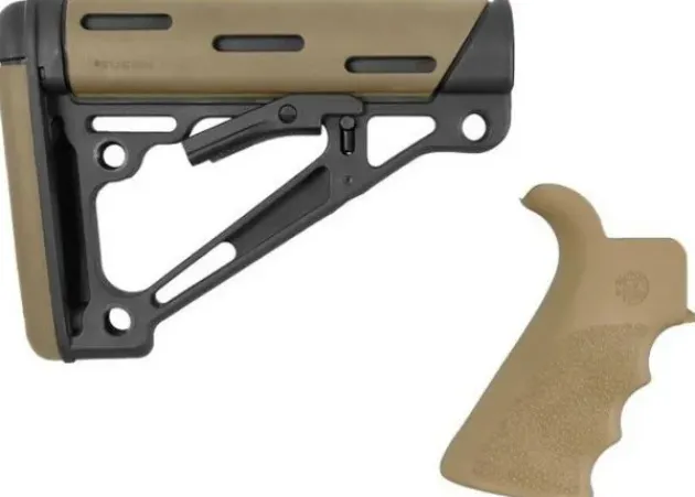 361814962 - Crosse et poignée Hogue AR15 OMCB Mil-Spec with grip FDE