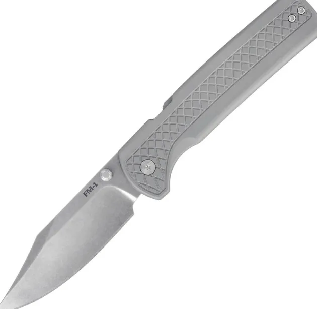 CS-FL-35FMB-SA - Cold Steel FM-1 Titanium Full Metal Atlas Clip Point