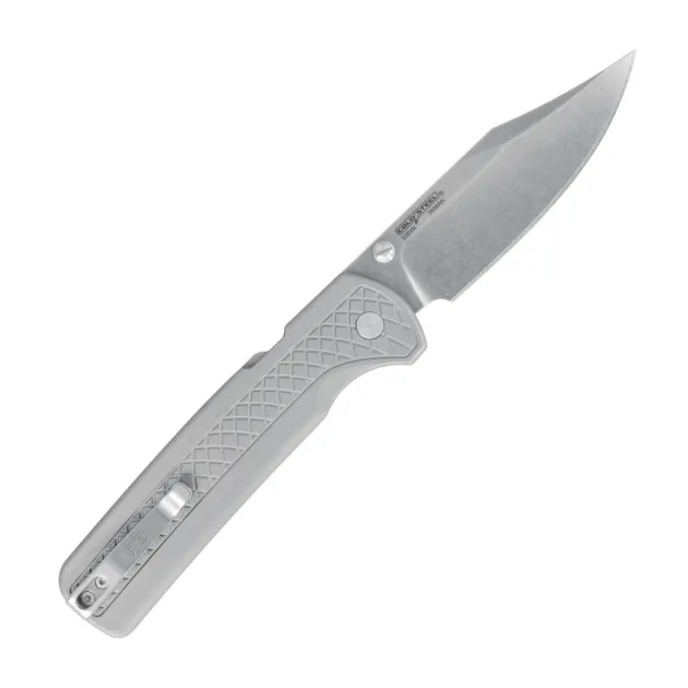 CS-FL-35FMB-SA - Cold Steel FM-1 Titanium Full Metal Atlas Clip Point