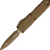 12324-1CTA - Microtech UTX-85 Gen IV D/E Coyote Tan Cerakote