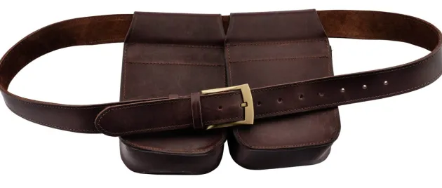 CU5630 - Ceinture avec 2 Poches Cuir (2x25 cartouches de 12)