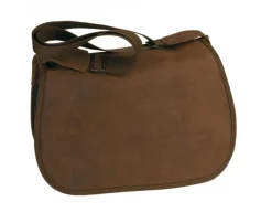 CU1450 - COUNTRY SELLERIE Gibecière cuir croupon ciré
