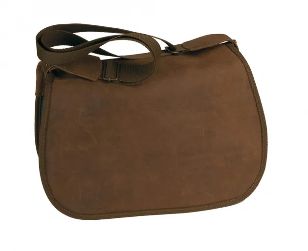 CU1450 - COUNTRY SELLERIE Gibecière cuir croupon ciré