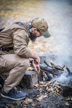CZ-LGC-PR-1102A - Helikon Tex casquette Polycoton ripstop Coyote/Vert olive