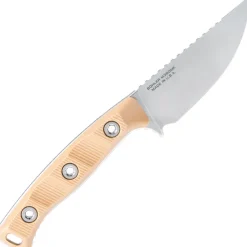 95-10 DE-1 - Microtech AKRIS Fixed S/E G10 Dark earth SW standard étui cuir