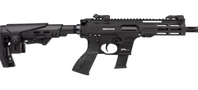 DERZY9CH101 - DERYA ZY9 CAL 9X19 CANON DE 18 CM BLACK LEVIER ARMEMENT TYPE AR