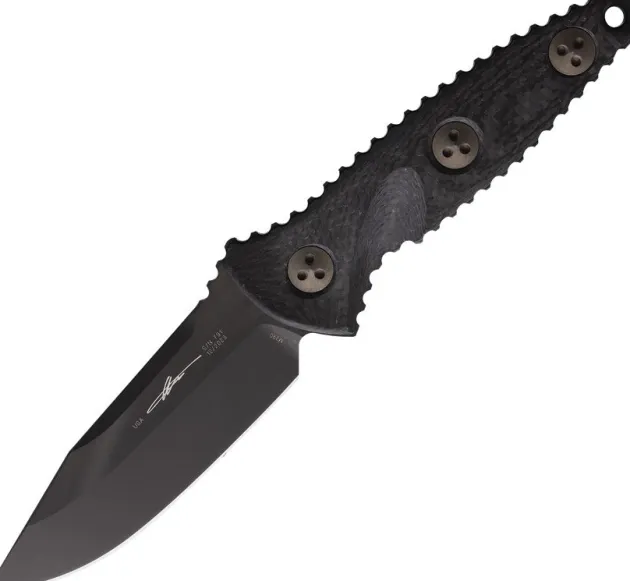 113-1DLCCFS - Microtech Mini Socom Alpha DLC CF Signature