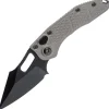 169-1DLCTNCS - Microtech Stitch S/E DLC Natural Clear