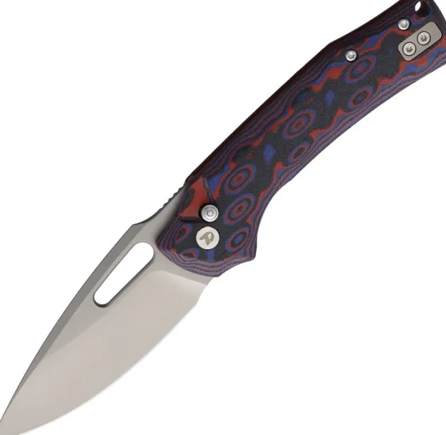 D4542MR - Dream Tech Knives D2 red Micarta