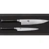 DMS.220 SET 2 COUTEAUX KAI SHUN DAMAS INOX EN COFFRET BOIS