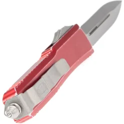 122-10DRD - Microtech Ultratech D/E Distressed Red APO Blade