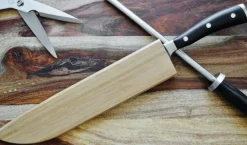 DRG00814 - APOGEE Etui Bamboo Magnétique 26,7cm Couteau à Découper