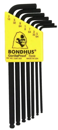E730 - BONDHUS Clefs Allen americaines 12 pièces