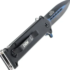EE10970BL - ELITE EDGE Dagger Linerlock Assisté BLEU