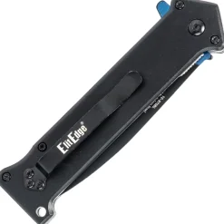EE10970BL - ELITE EDGE Dagger Linerlock Assisté BLEU