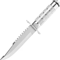 EE20690S - Survival Fixed Blade Silver