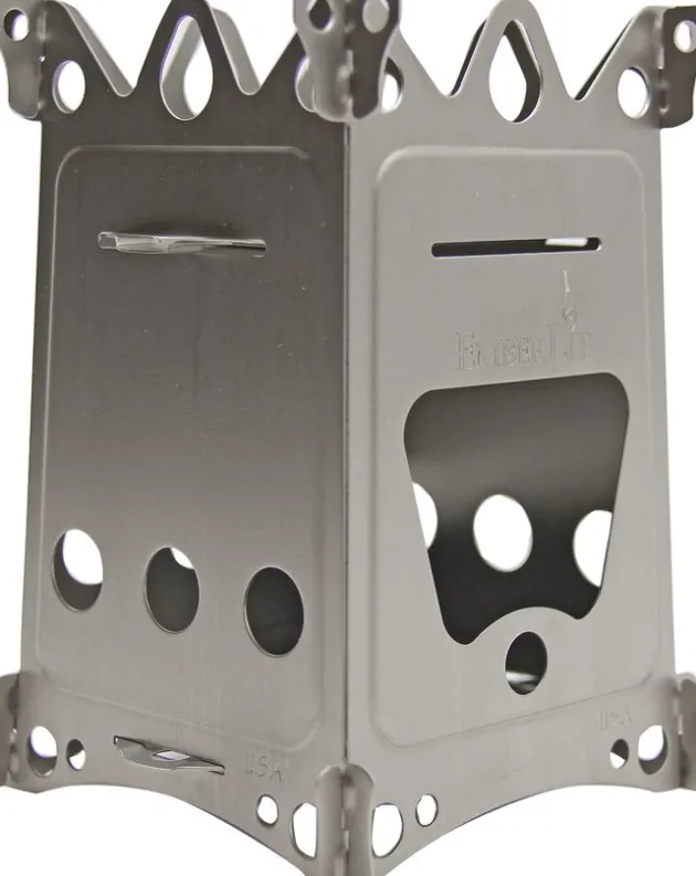 EL04 - EMBERLIT FireAnt Stove Titanium Mini Réchaud Titane