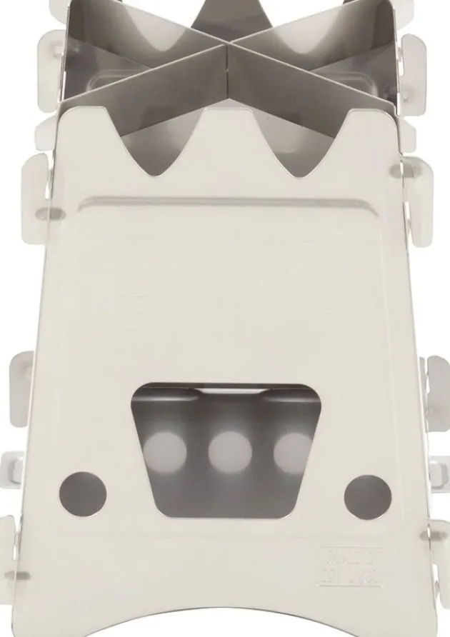 EL01 - EMBERLIT Original Wood Stove Stainless Steel Réchaud Inox