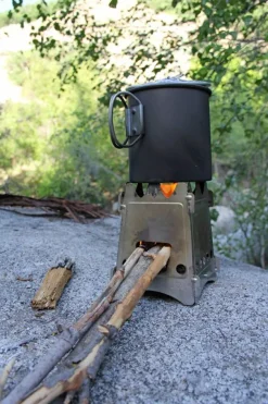 EL02 - EMBERLIT Ultra-Lite Wood Stove Réchaud Démontable Titane